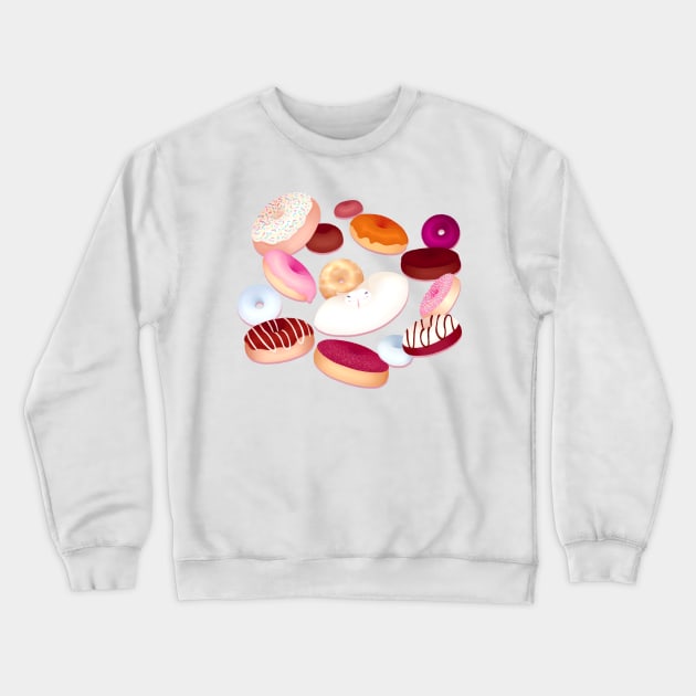 Donuts Crewneck Sweatshirt by OilPanic